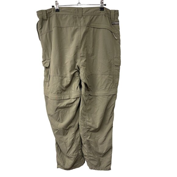 COLUMBIA Pants Mens Large Titanium Outdoor Hiking Convertible Cargo - Picture 12 of 12